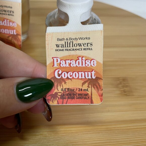Bath & Body Works Paradise Coconut Wallflower Refills Bulbs Home Fragrance - Picture 3 of 5